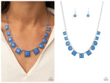 Tic Tac TREND - Blue Necklace