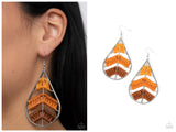 Nice Threads - Orange Earring