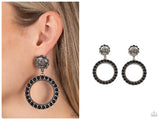 Playfully Prairie - Black Post Earring