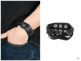 Rugged Roundup - Black Bracelet