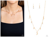 Lunar Lagoon - Gold Necklace