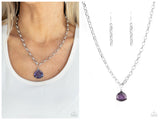 Gallery Gem - Purple Necklace