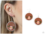 Prairie Patchwork - Pink Earring