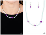 Bewitching Beading - Purple Necklace