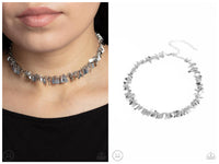 Surreal Shimmer - Silver Choker