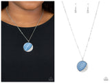 Oceanic Eclipse - Blue Necklace