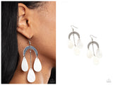 Atlantis Ambience - White Earring