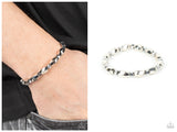 Magnetic Mantra - Silver Bracelet