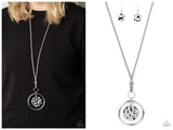 CORD-inated Effort - Silver Necklace