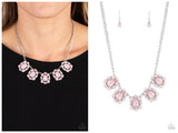 Pearly Pond - Pink Necklace