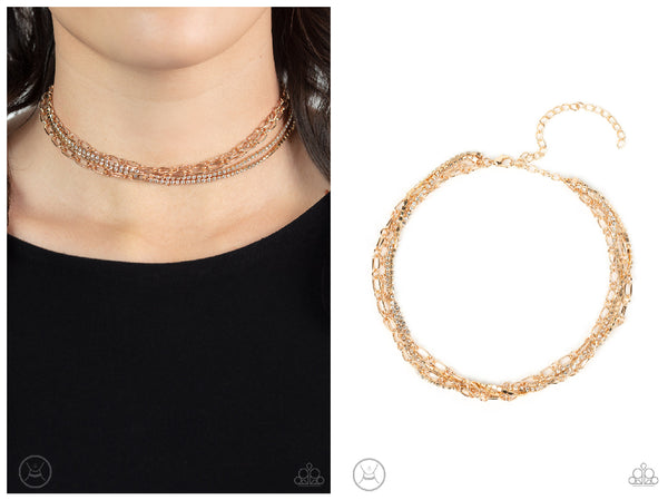 Glitter and Gossip - Gold Choker