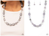 Nautical Sunset - Silver Necklace