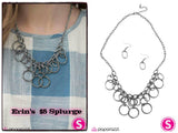 One RING After Another - Black Necklace