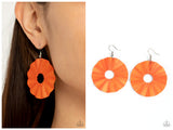 Fan the Breeze - Orange Earring