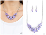 Ethereal Efflorescence - Purple Necklace