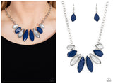 Crystallized Couture - Blue Necklace