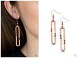 Linked and Synced - Copper Earring
