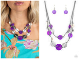 Barefoot Beaches - Purple Necklace