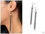 Always In Motion - Black Earring