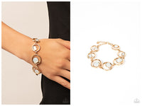 Date Night Drama - Gold Bracelet