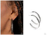 Flash Freeze - Silver Hoop Earring