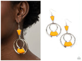 Deco Dancing - Orange Earring