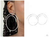 Vogue Vortex - Silver Post Earring