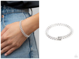 Regal Wraparound - White Bracelet