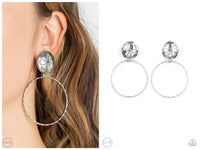 Rural Renewal - Silver Clip-on Earring