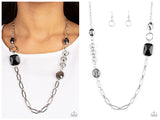 Famous and Fabulous - Black Necklace