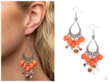 Adobe Air - Orange Earring
