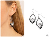 Beautifully Bejeweled - Black Earring