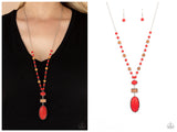 Naturally Essential - Red Necklace