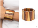 Bahama Boardwalk - Brown Bracelet