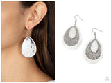 Bountiful Beaches - White Earring
