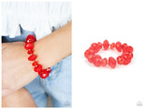 Keep GLOWING Forward - Red Bracelet