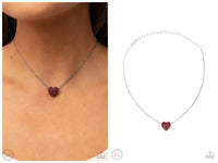 Twitterpated Twinkle - Red Choker