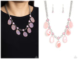 Maldives Mural - Pink Necklace