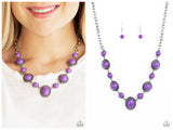 Voyager Vibes - Purple Necklace