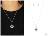 Springtime Twinkle - Green Necklace