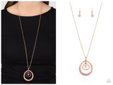 Tasteful Teardrops - Copper Necklace
