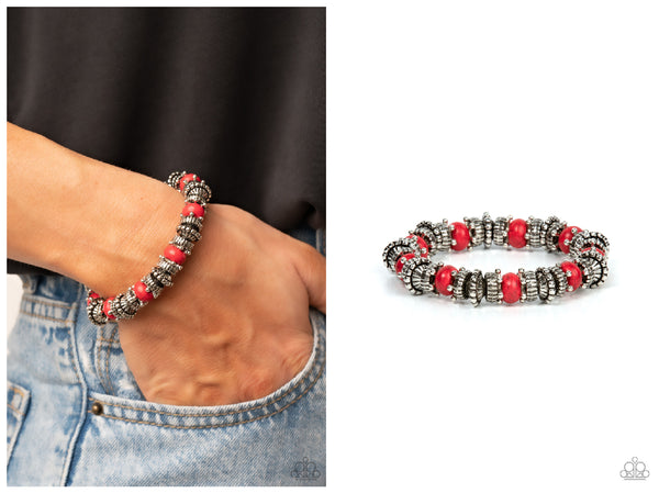 Canyon Crusher - Red Bracelet