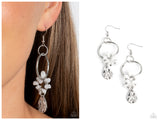 Fossil Flair - White Earring