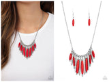 Bohemian Breeze - Red Necklace