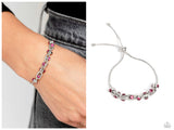 Intertwined Illusion - Pink Bracelet
