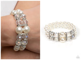 Timelessly Tea Party - White Bracelet
