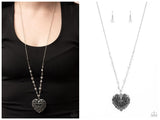 Doting Devotion - White Necklace