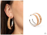 A CORK In The Road - Silver Hoop Earring