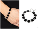 Mind-Blowing Bling - Black Bracelet