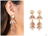 Space Age Sparkle - Gold Post Earring